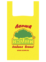 пакет майка с логотипом кемми